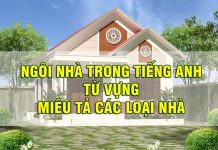 Ngôi nhà tiếng anh là gì? Từ vựng miêu tả các loại nhà