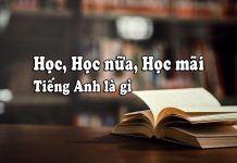 Học, Học nữa, Học mãi tiếng Anh là gì? học học nữa học mãi tiếng anh là gì