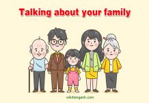 Talking about your family – Kể về gia đình của bạn talking about your family