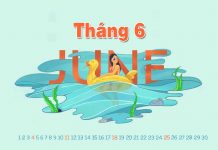 June là tháng mấy trong tiếng Anh? june là tháng mấy