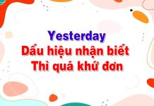 Yesterday là thì gì? Các công thức liên quan yesterday là thì gì