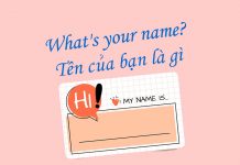 What’s your name là gì? Cách trả lời thế nào? What's your name là gì