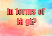 In terms of là gì? Cách dùng In terms of trong tiếng Anh In terms of là gì?
